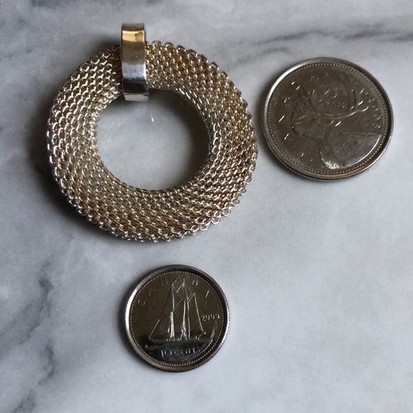 VTG Woven sterling silver pendant - Picture 7 of 7